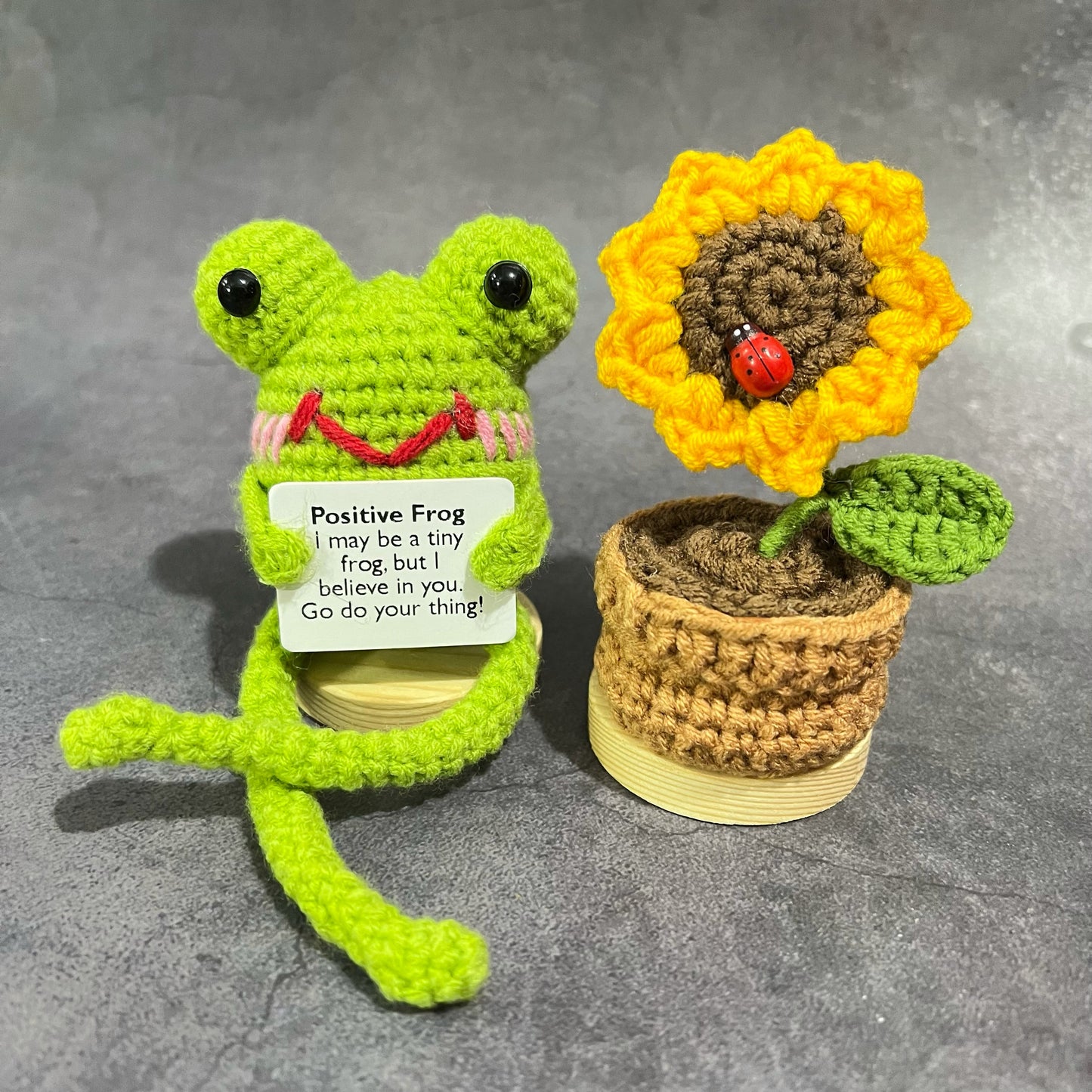 frog and flower