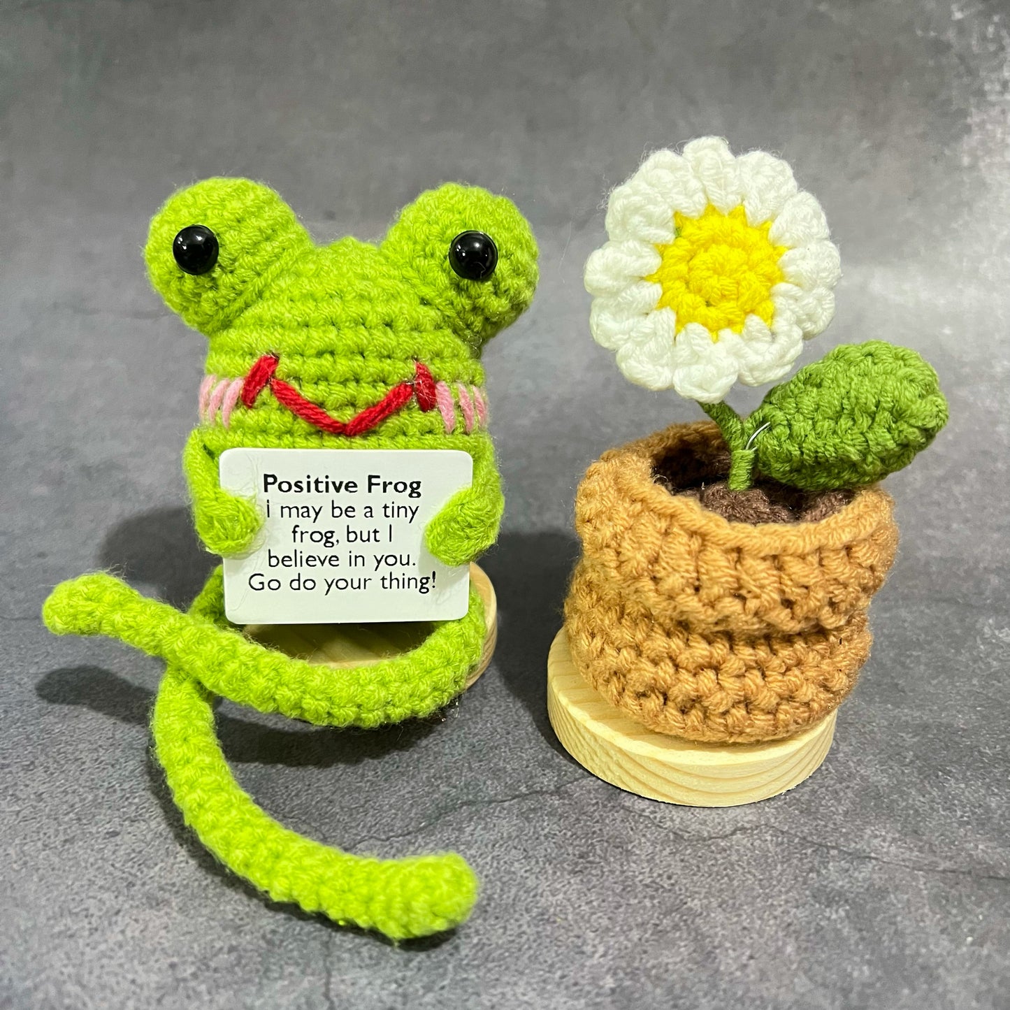 frog and flower